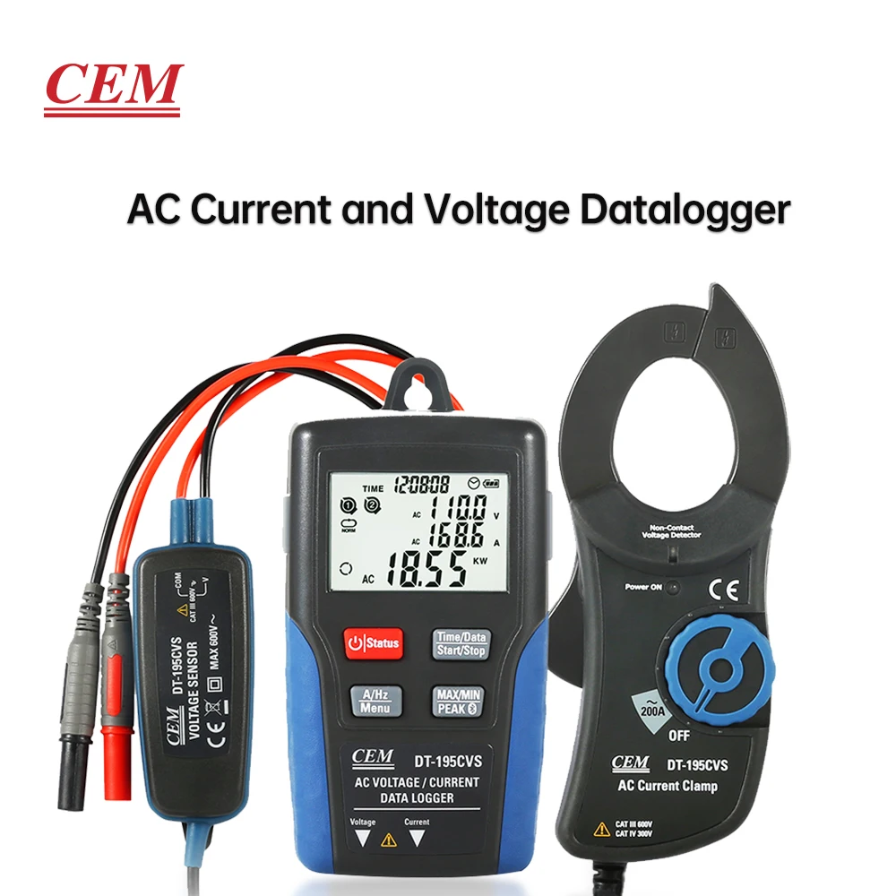 CEM Datalogger For Measuring And Recording Current Voltage, Active Power, Apparent Power , Power Factor And Electrical Energy