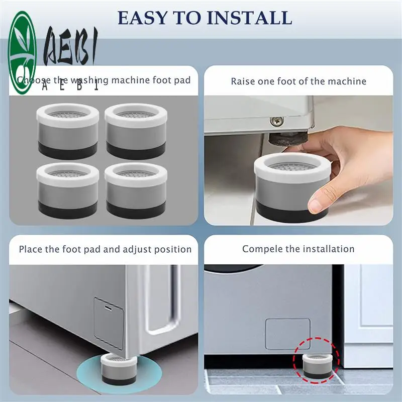 

AEB1-4 комплекты сверхмощных круглых подъемников для кровати, аксессуар с регулируемой высотой для столов, стульев, дивана, ножек шкафа, дивана