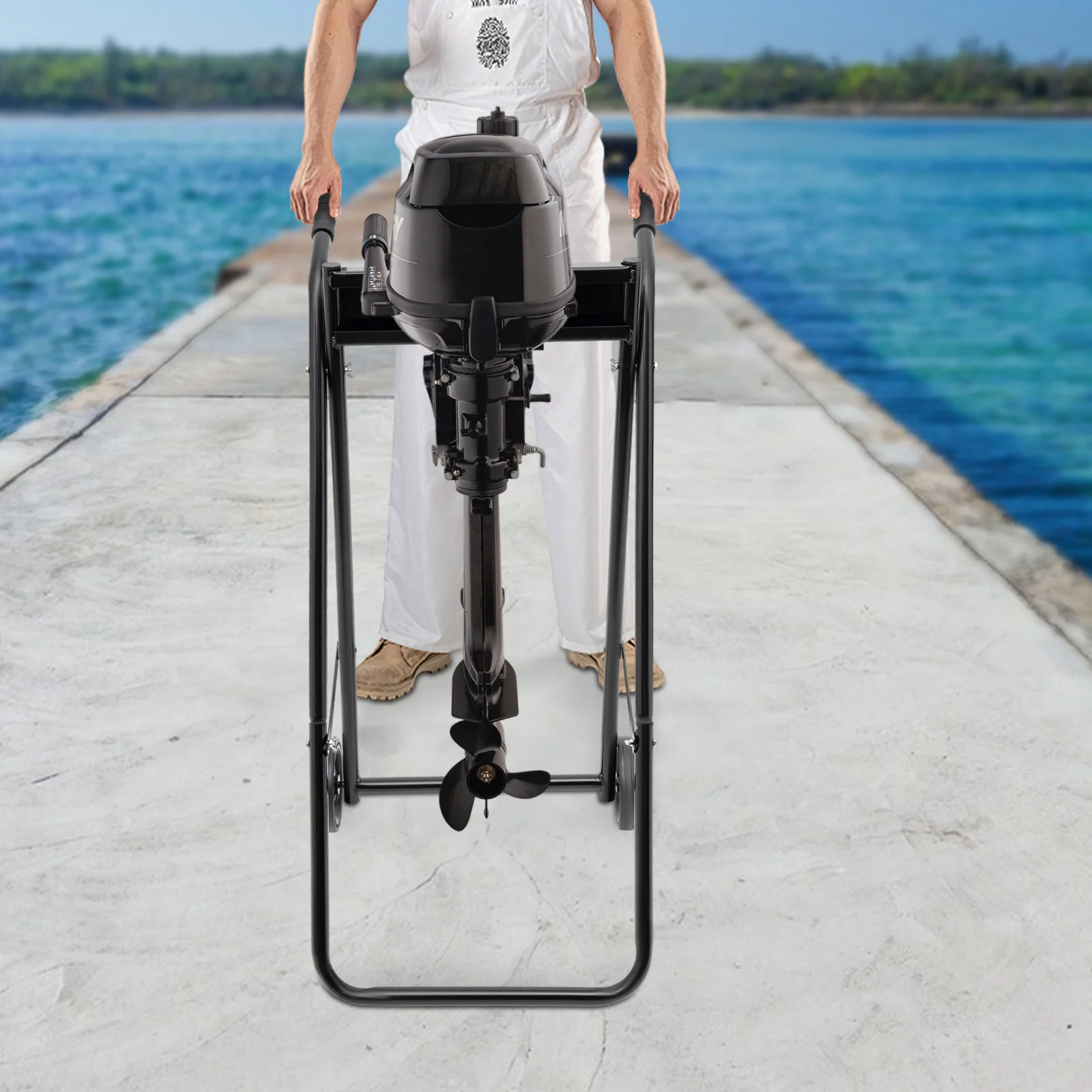 عربة محرك خارجية من أوتشن باردر، عربة محرك خارجية من Aussenborder Stendtanger Faltbarer، Transportwagen For Auissenborder Bis 50 كجم