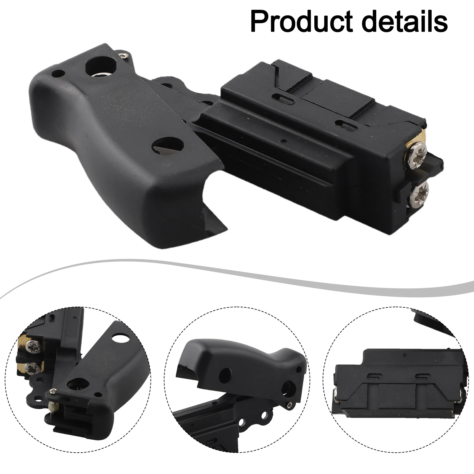 

Aftermarket Trigger Switch 15360900 for DW708 Miter Saw Types 1 3 & 4 Replacement Part for Power Tool Functionality