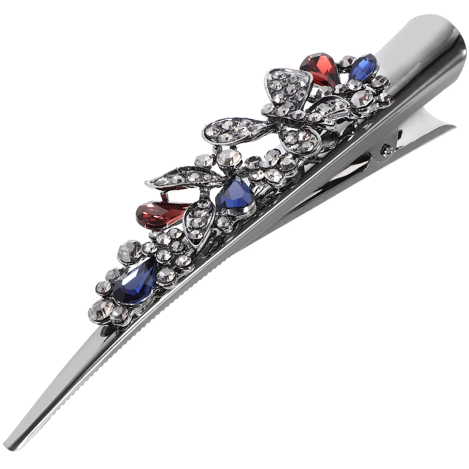 

Retro Rhinestone Clip Large Size Metal Decorative Clips For Women'S Hair Duck Bill Clips for Thick Hair Styling WomenVintage