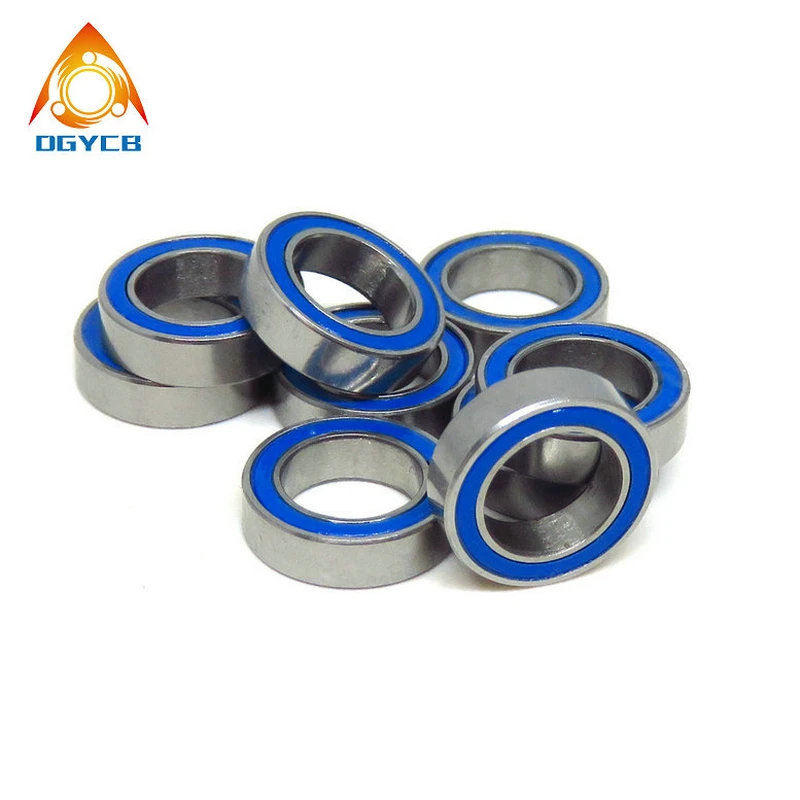 10pcs 7x11x3 mm MR117-2RS ABEC-3 Miniature MR117RS Ball Bearings Blue Sealed RC Cars Trucks Bearing MR117 2RS L1170D 7*11*3