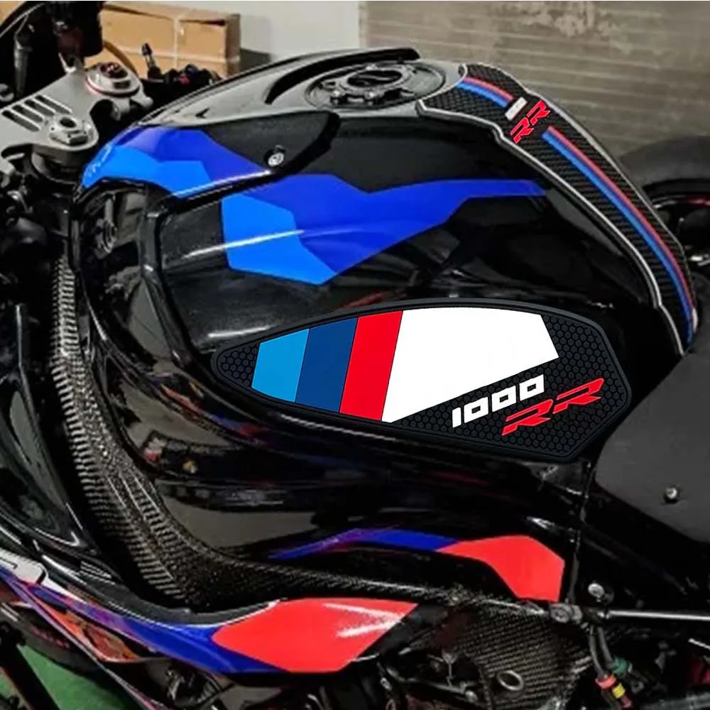 Motorcycle Fuel Tank Cap Sticker Pad Anti Slip Decal Tank Cover Protector For BMW S1000RR M1000 RR S1000R M1000R 2019-2025