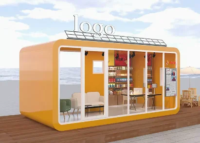 Tendas sísmicas resistência ao terremoto Portable Prefab Container Space Cabin Casa Pré-fabricada Living Container Escritório