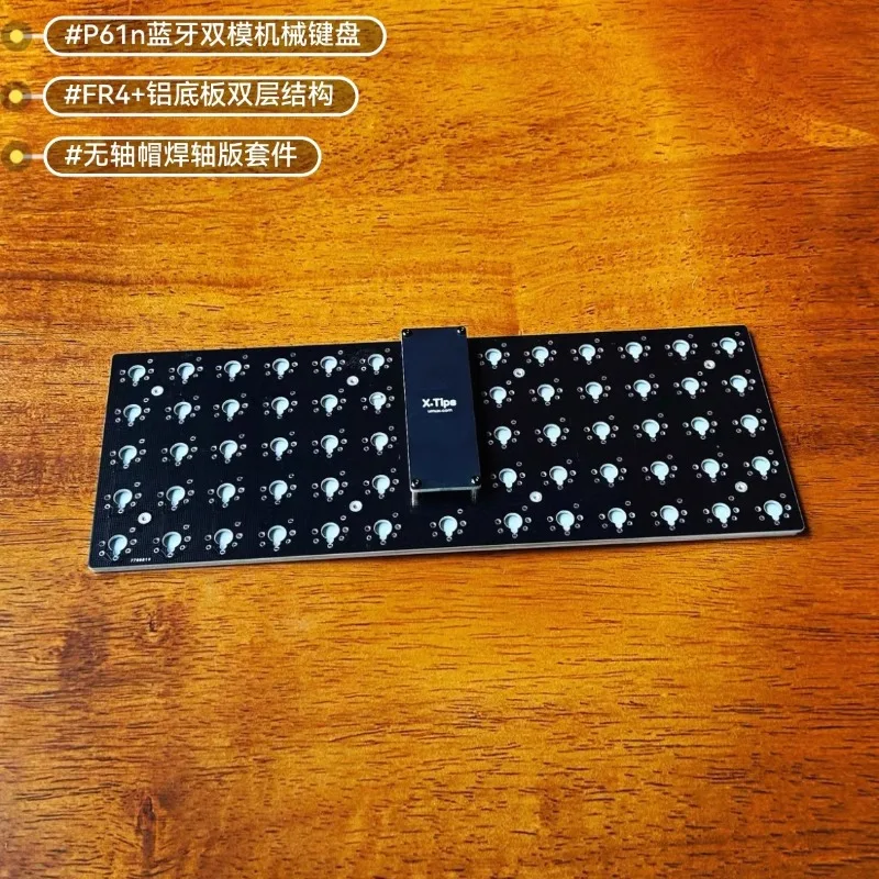 P61nPreonic Planck Keyboard Kit Custom Bluetooth Wireless+Type-C Wired Choc V1 Low Axis Mechanical Keyboard Promicro Nrf52840