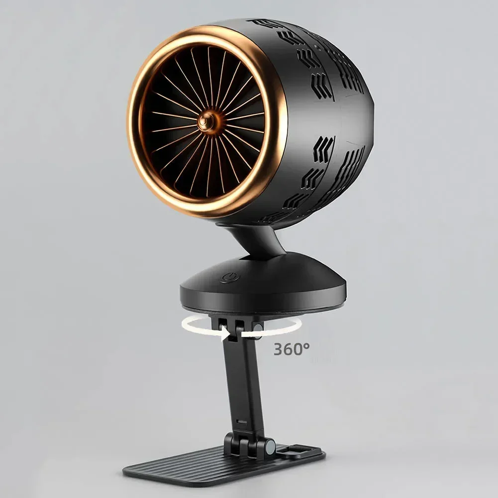 Black USB Kitchen Purifier Fast Smoke Absorption Kitchen Fan Compact Smoke Absorber USB Powered Multi-angle Adjustment