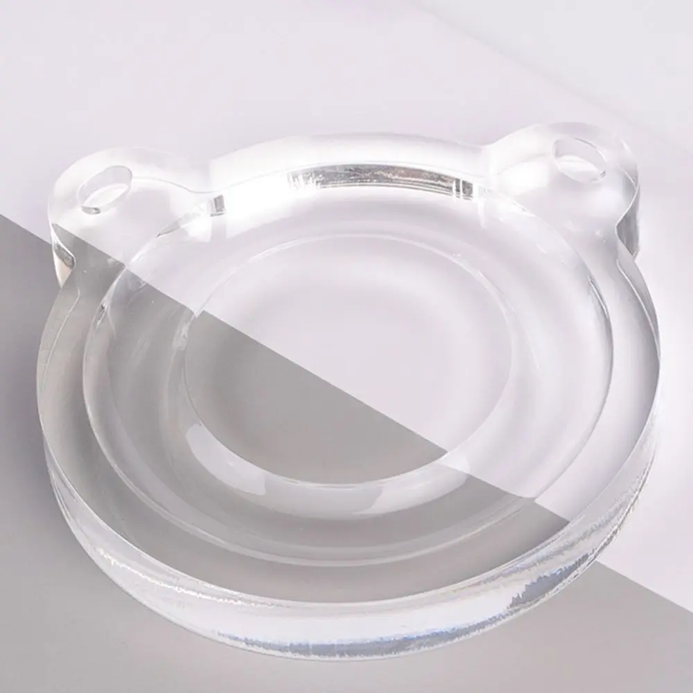 

Acrylic Jewelry Tray Multiple Grooves Crafting Beading Board Bear Shape Storage Compartments Jewelry Making Mat