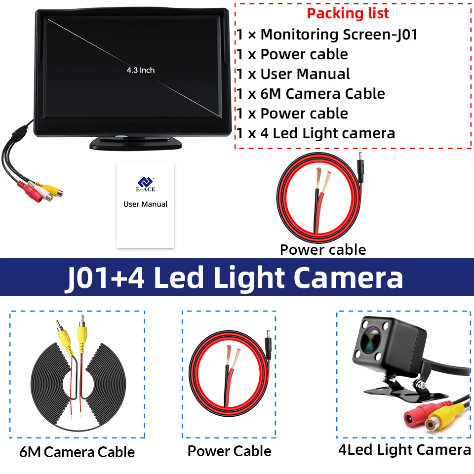 J01-4 Led Camera