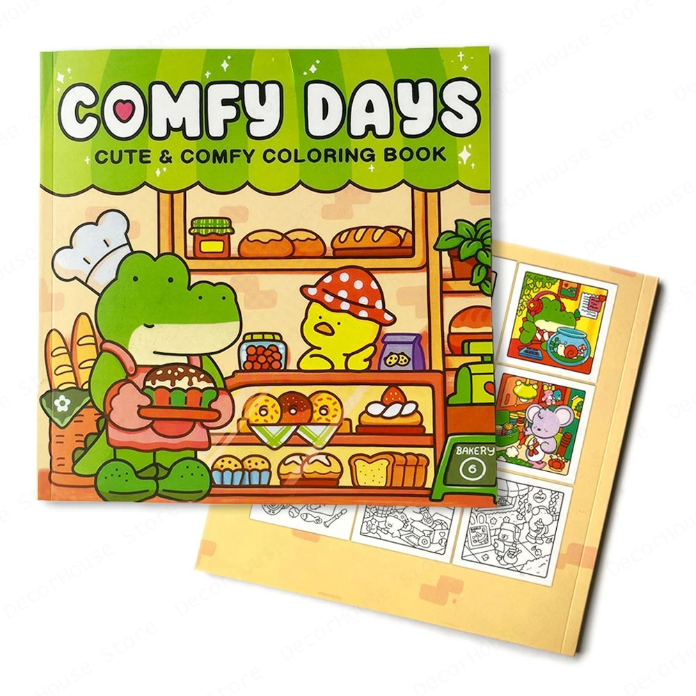 

New Fun Coloring Book, Cartoon Pattern Coloring Book, Children's Wonderful Fantasy Color Filling