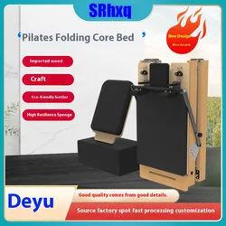 Pilates Core Sliding Folding Bed is durable and easy to store, made of rare and high-quality beech wood material