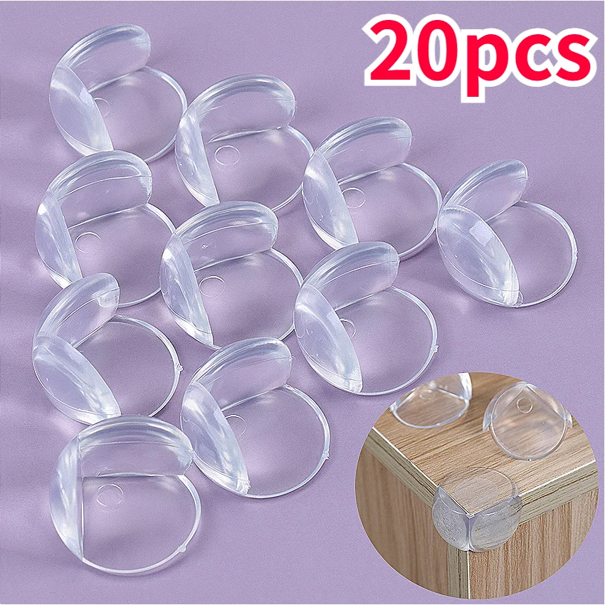 Premium Silicone Table Corner Guards - 16PCS Transparent Edge Protectors to Protect Your Baby and Furniture Soft Baby Safety