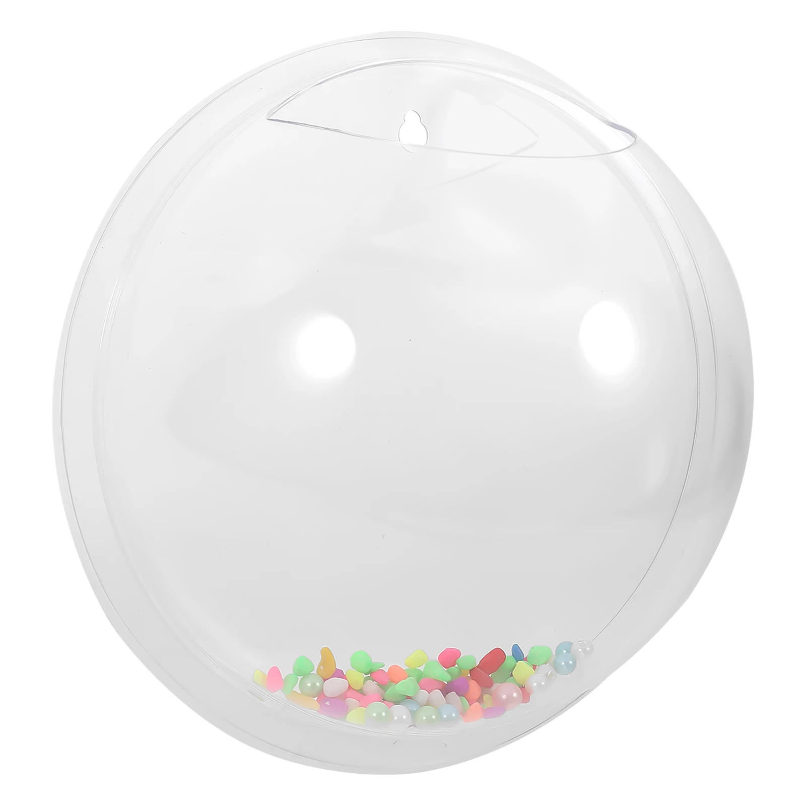 

Wall Mounted Fish Tank Large Bowl Aquarium Toy for Small Hang Round Acrylic The Drinks