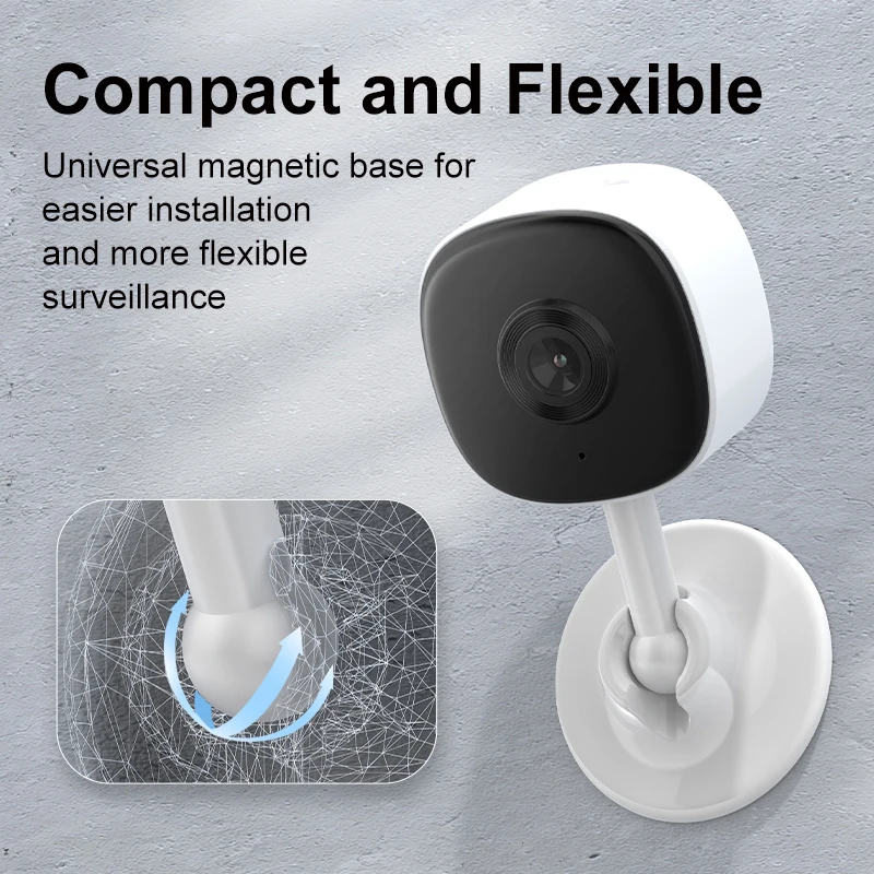 5MP AI WiFi Indoor Security Camera Smart Home Camera Human Detection Auto Tracking Night Vision Two Way Audio Baby Monitor CCTV
