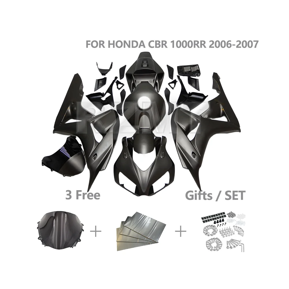 

Комплект обтекателей для HONDA CBR1000RR 2006 2007 CBR 1000RR, индивидуальный комплект обтекателей для мотоцикла, набор деталей для кузова из АБС-пластика H1007-110a