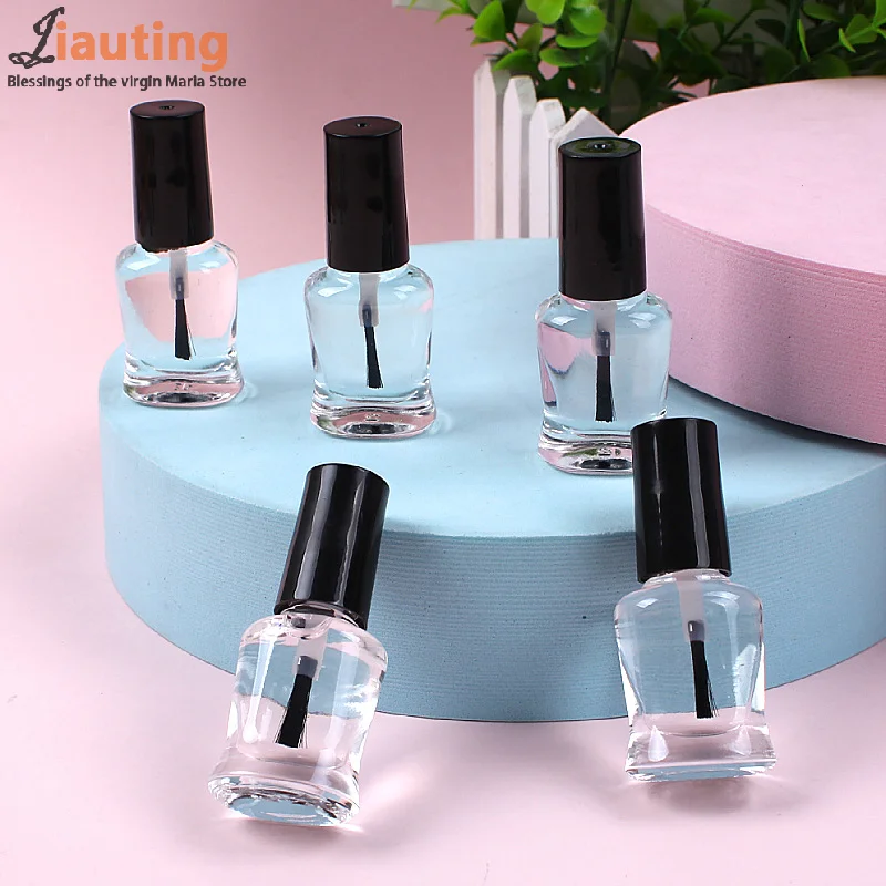 Health Transparent Top Coat Clear 6ml Enhance Glitter Nail Polish Nail Art Armorr Oil No-bake Long-lasting Quick-drying Manicure