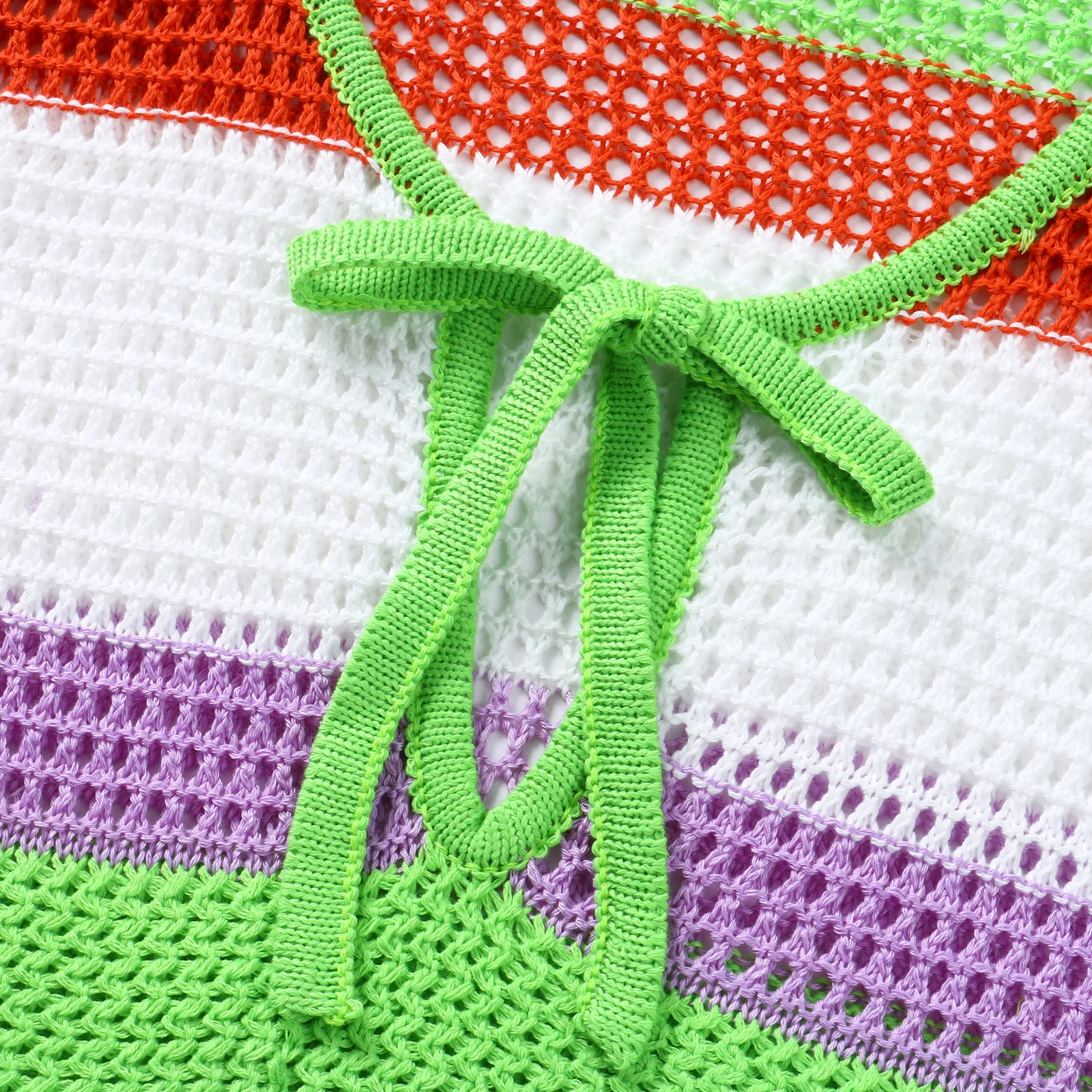 Nowa damska sukienka plażowa, długi rękaw, głęboki dekolt, kontrastowe kolory, ochrona przeciwsłoneczna, wycięcia, midi, typu smock, idealna na letnie stroje plażowe.