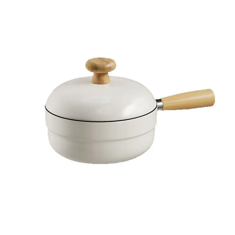 

LH ceramic small milk pot household one-person non-stick pan frying integrated soup pot instant noodle pot