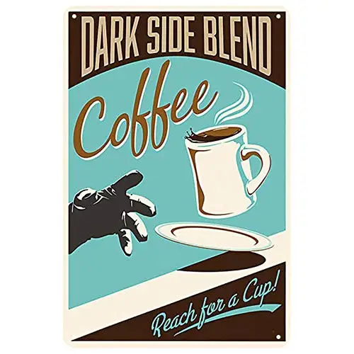 

Coffee Theme 8x12 Inch Art Bar Decoration Kitchen Wall Decor Metal Tin Sign aasd-62