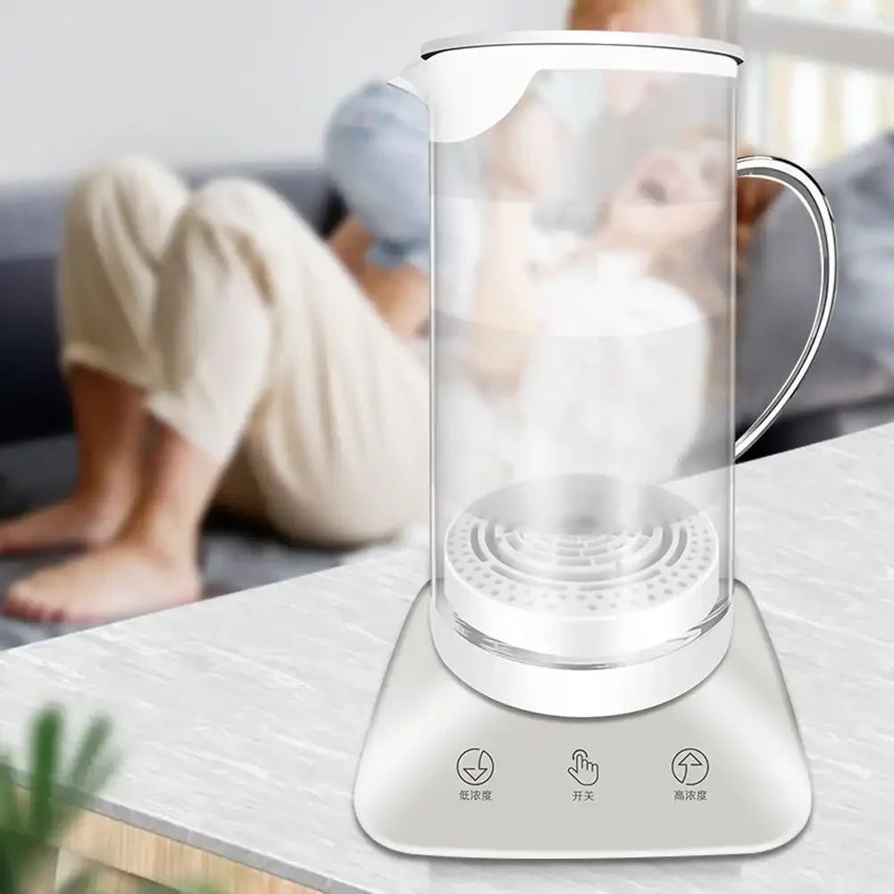 1.1L زجاجة ماء مخصبة بالهيدروجين سعة كبيرة مولد زجاجة ماء الهيدروجين محلل كهربائي للمكتب المنزلي