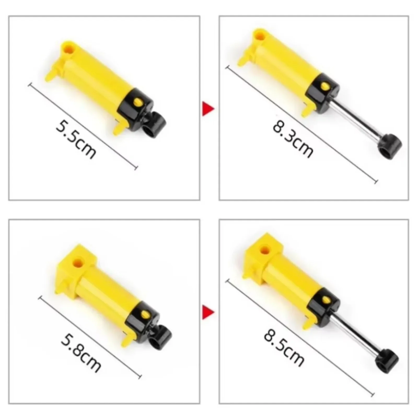 

MOC Pneumatic Building Kit with Air Pump & Cylinders - 16-95pcs Set for STEM Projects (Green/Blue/Grey)