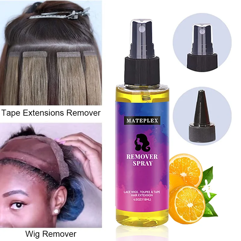 Haar Kleber Remover Schnell Wirkende Perücke Kleber Entferner Spray Band in Entferner Spray für Spitze Perücke Schließung Haarteil Toupet