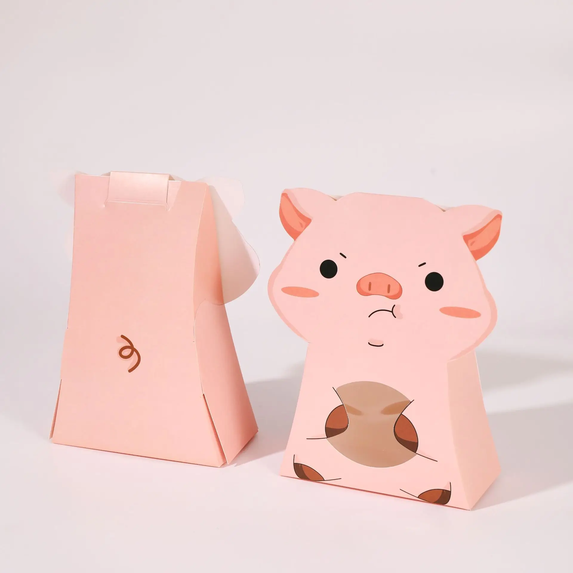6pcs Jungle Animals Party Candy Bags Sheep Eid Mubarak Gift boxes Happy Al Adha For Kids Birthday Supplies Baby Shower Favor