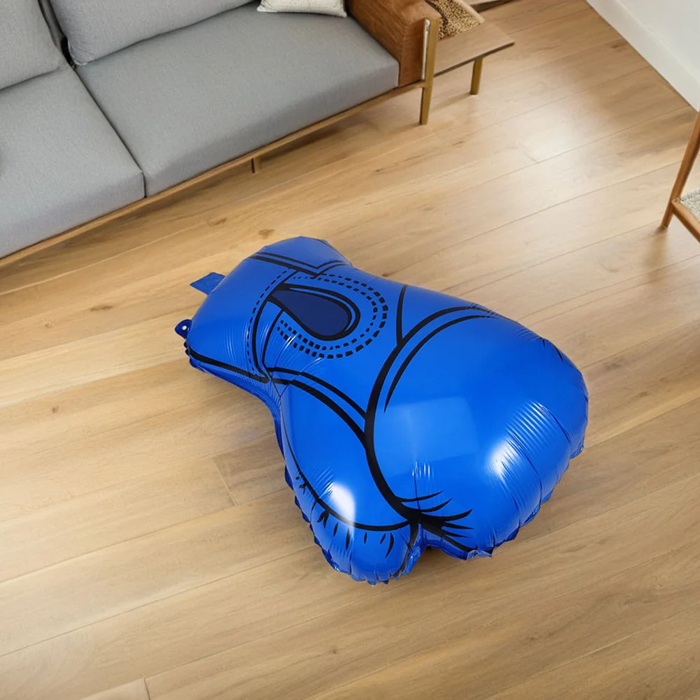 

10 Pcs Boxing Birthday Party Supplies Gloves Theme Decorations Inflatable Balloons