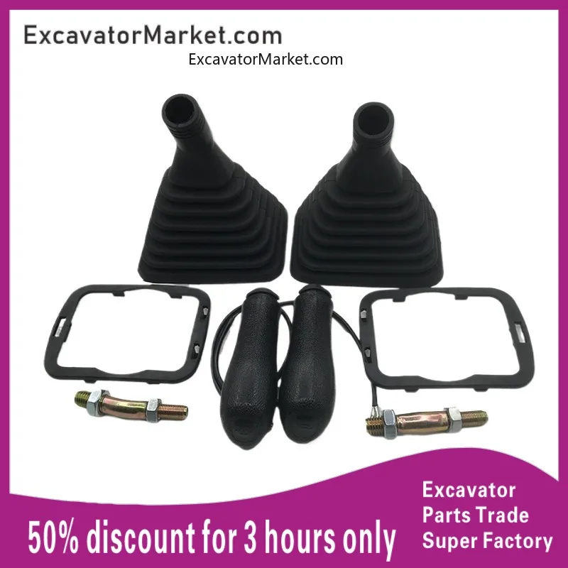 

Excavator Spare For Sany SY 60 75 135 205 215 235-8-9Joystick handle glue dirt-proof cover excavator accessories