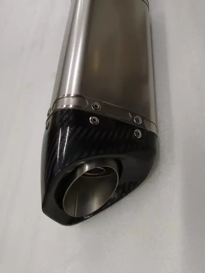 Titanium Carbon Fibre Aftermarket High Performance Motorcycle Muffler Motorcycle Exhaust Pipe for Italjet Dragster 200