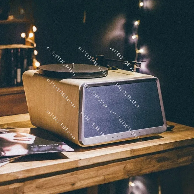 Retro Vinyl Record Player, Speaker, Home Living Room Bedroom Study Stereo
