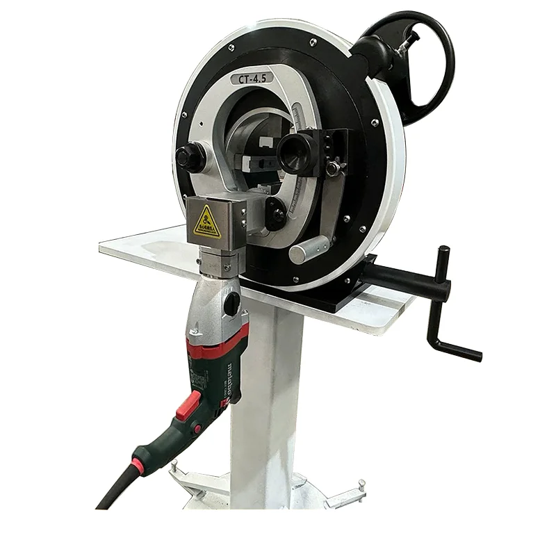 GhionChion orbital cutting machine CT4.5 for 12-120mm pipes with burr-free, high precision