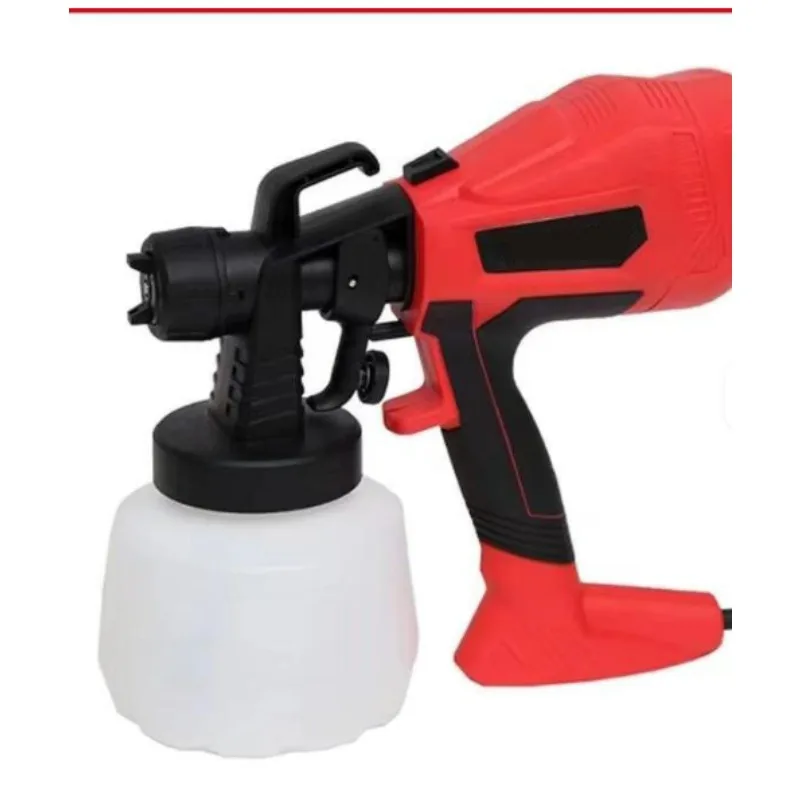 آلة رش الطلاء الكهربائية المنزلية الصغيرة بطارية ليثيوم عالية الانحلال رذاذ وعاء اللاتكس الطلاء قطعة أثرية