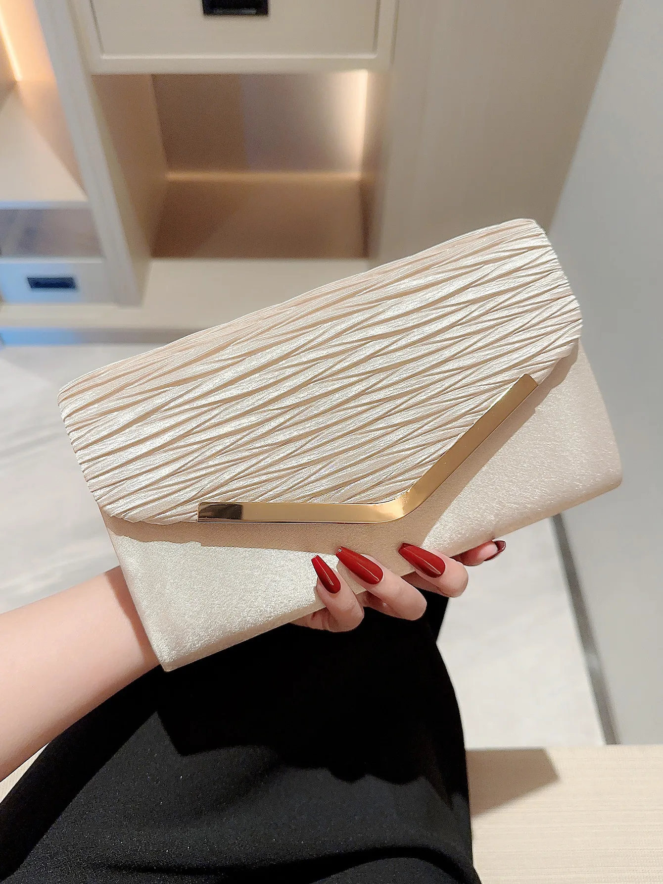 Quality luxury handbag small Dinner Bag Luxury Diamond Wedding Square Chain Shoulder Fashion Handbag Shiny Evening Clutch Bags