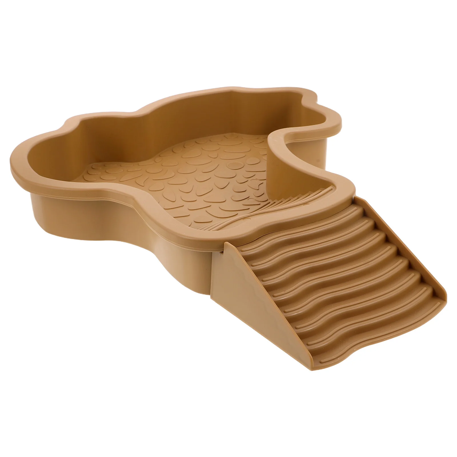 منصة تشمس السلحفاة الكبيرة، حمام سباحة بلاستيكي للزواحف، منحدر مانع للانزلاق للسلحفاة المائية والسلحفاة وحمامات الشمس #2