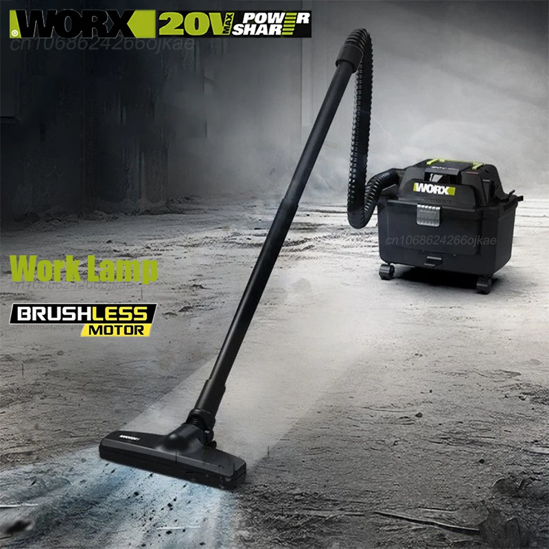 

Worx 20 В WU037 Голый инструмент Беспроводной пылесос Bluetooth Браслет с дистанционным управлением Бесщеточный Max10L 17 кПа 1,3 кубического M/min 2 скорости