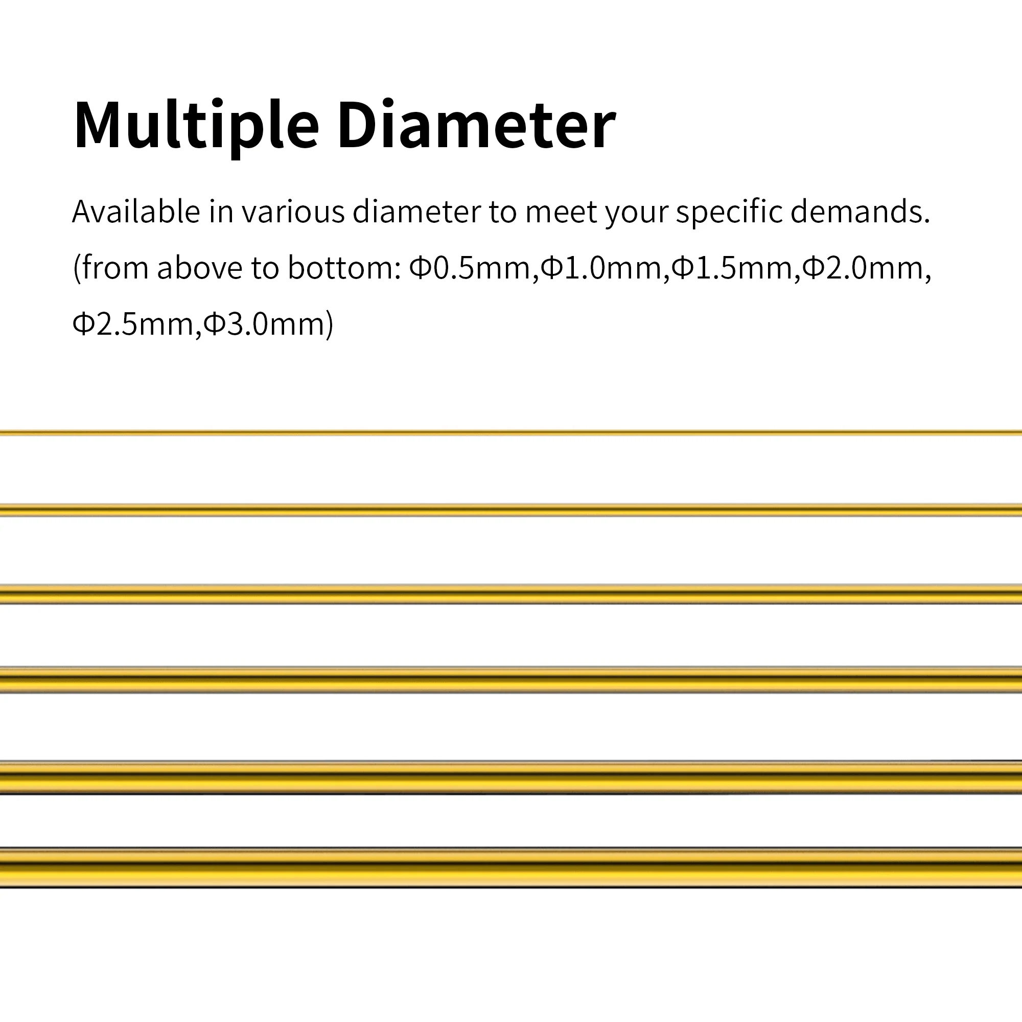 DSPIAE Brass Roads For Model Building Military Model Making Tool Assembly Remodeling Gundam Hobby DIY Piling Modification Pieces