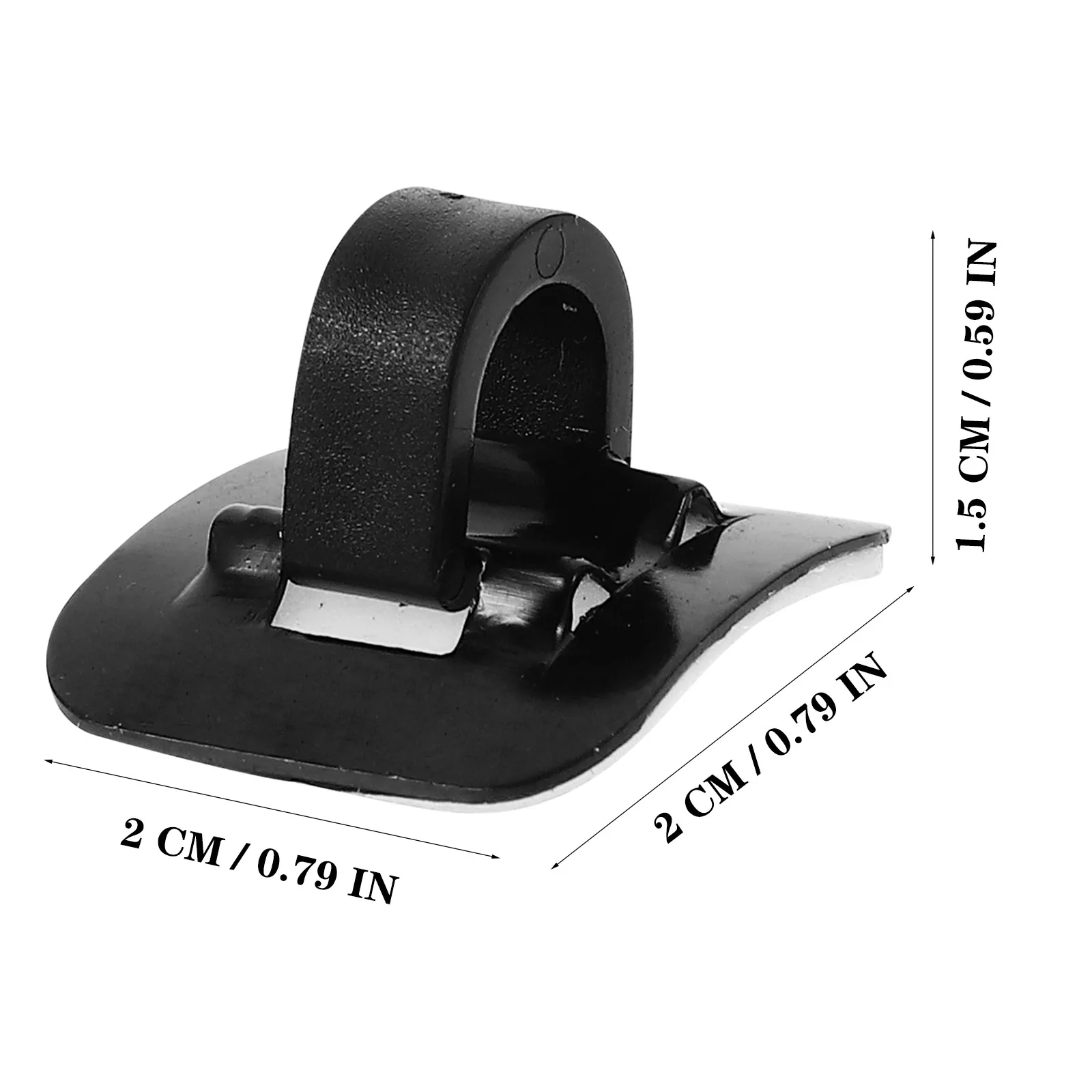 

8 set C Clip Adhesive Seat Bike Hose Guide Clamp Shifter Cable Buckle Black Housing Road Bicycle Brake Derailleur Practical