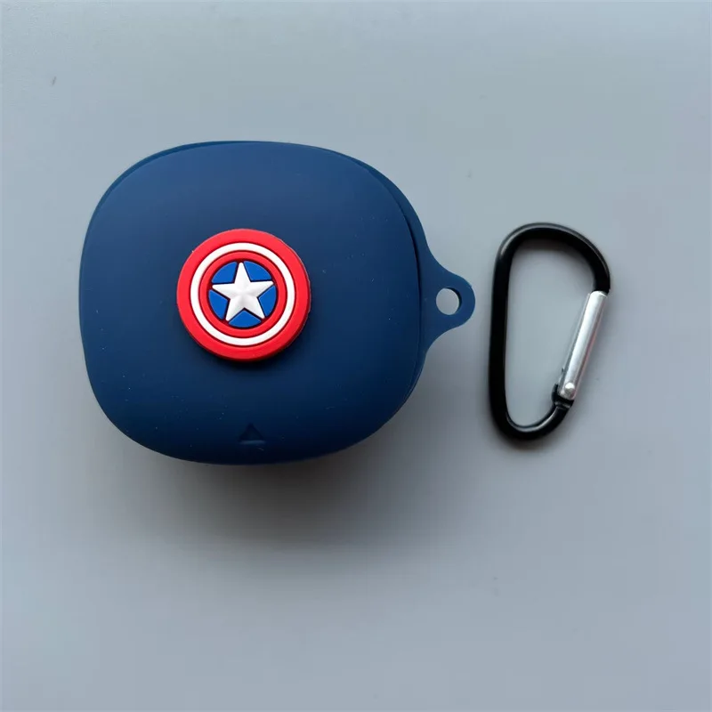 앵커 리버티 4 이어폰 보호대 충전기 박스 실리콘 헤드폰 커버, 사운드코어 리버티 4 이어버드 케이스, 후크 포함