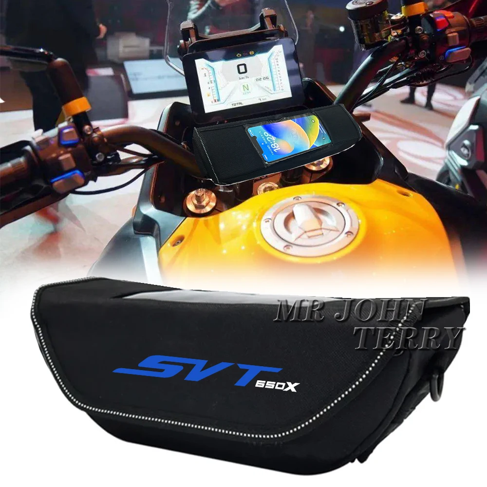 حقيبة تخزين مقود دراجة نارية ، ملحق مقاوم للماء والغبار ، حقيبة ملاحة ، محرك QJ SVT 650X2024