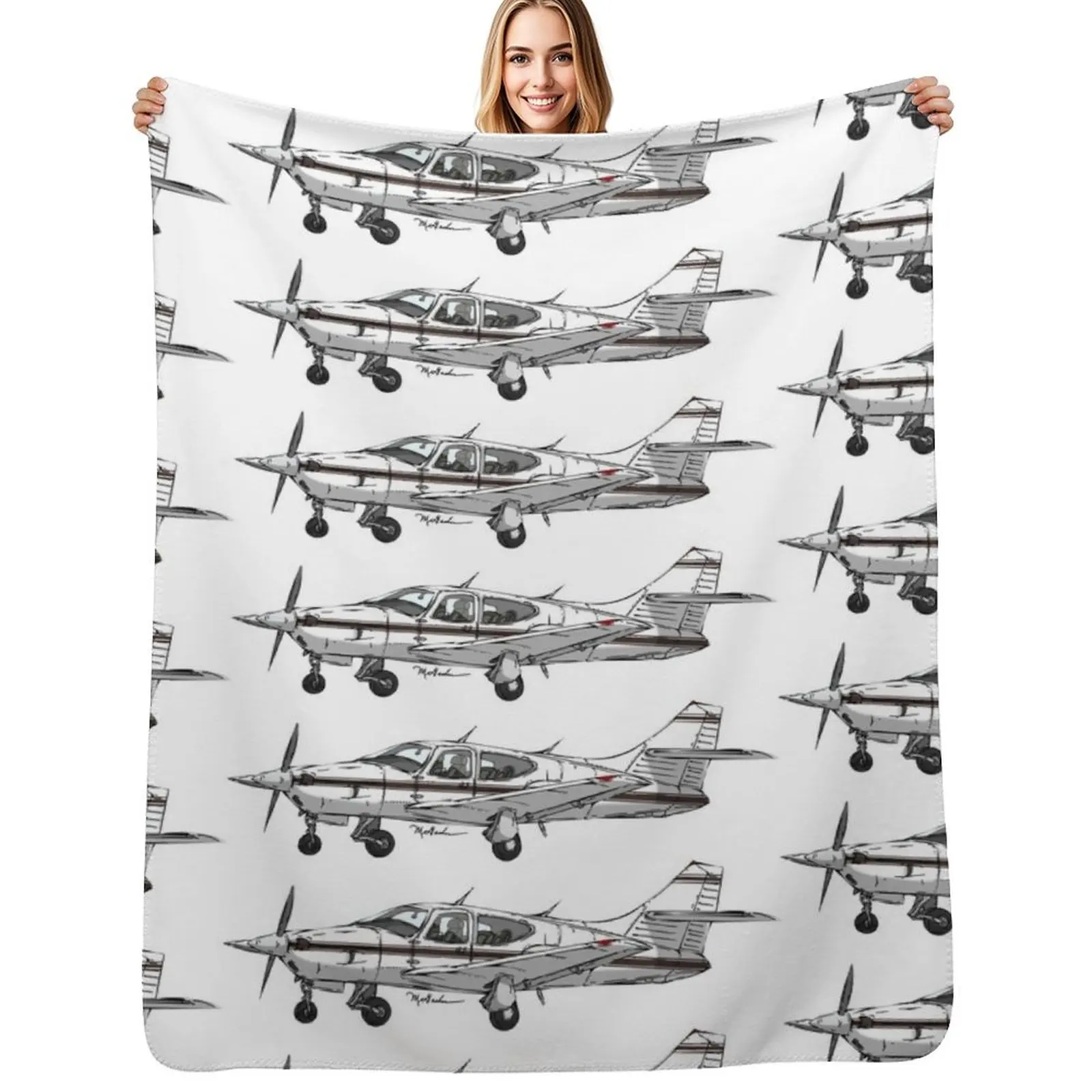

Rockwell Commander CS-DDG Throw Blanket Foldable Soft Warm Blanket for Outdoor Use