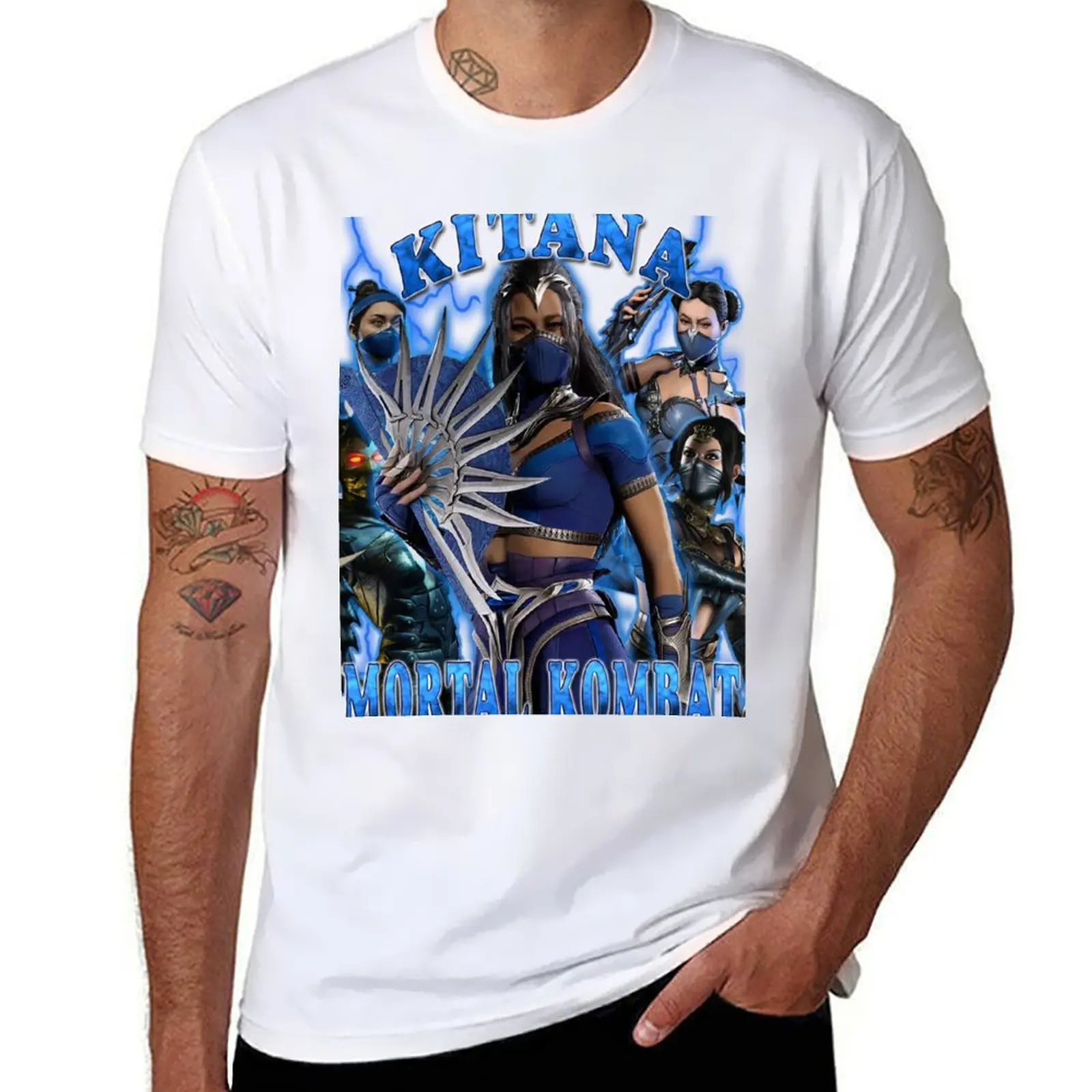 

Mortal Kombat 1 - Kitana MK T-Shirt t shirts for man cotton funny man t shirt graphic T-Shirt