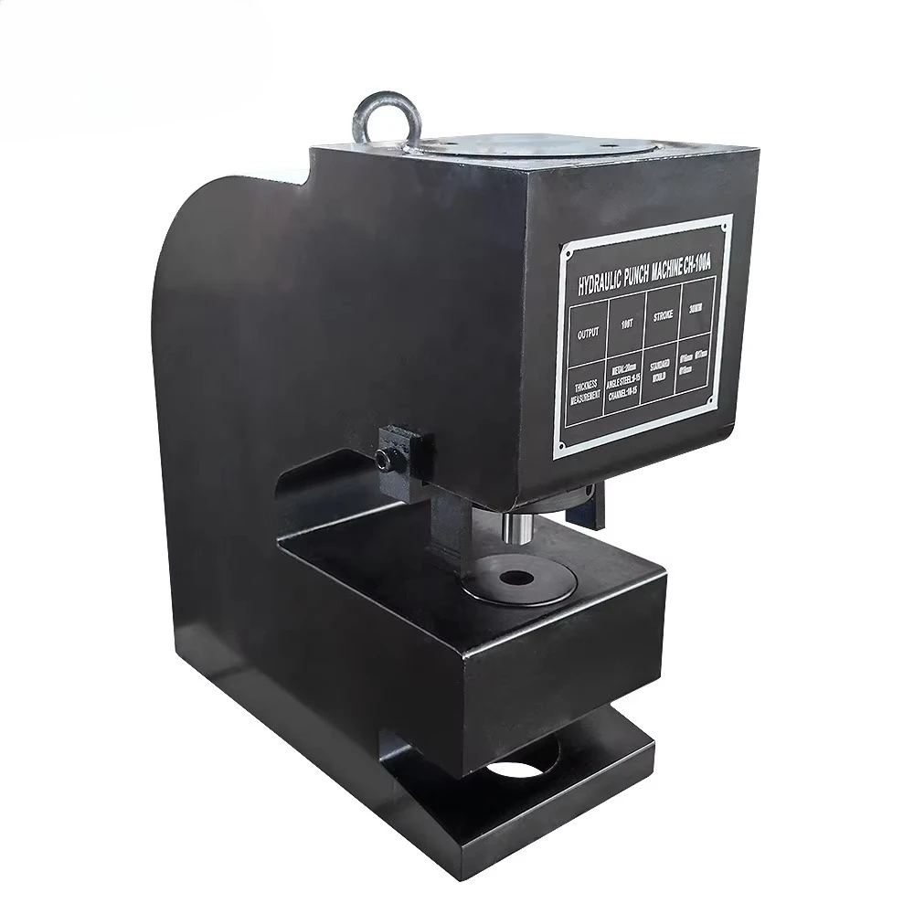 100 Ton Hydraulic Puncher, Punching Machine for Angle Steel, Channel Steel and Steel Sheet CH-100A