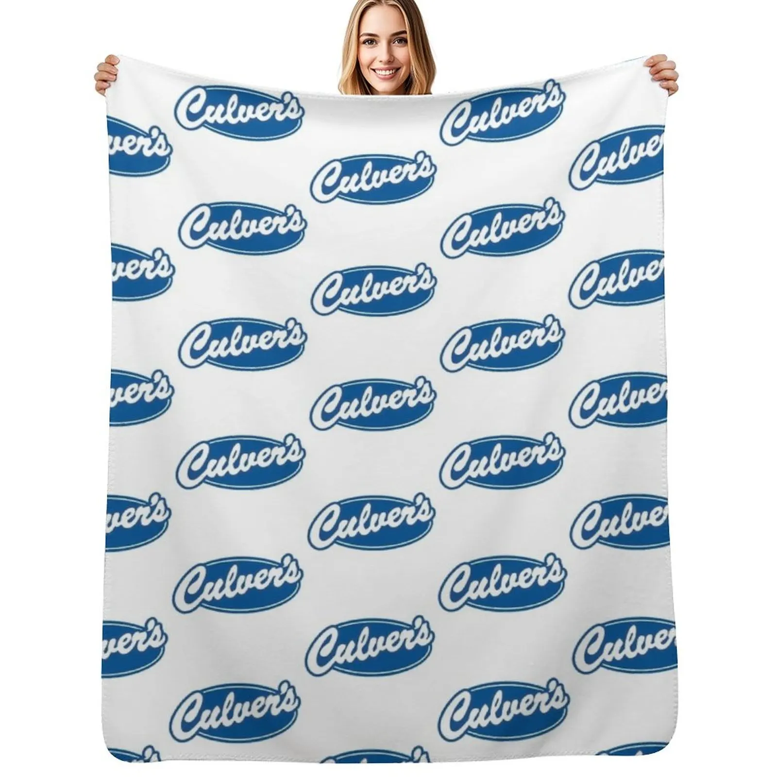 Culver's Logo 2 Throw Blanket Moving Extra Large Throw christmas gifts Furrys Blankets For Bed blankets ands Blankets