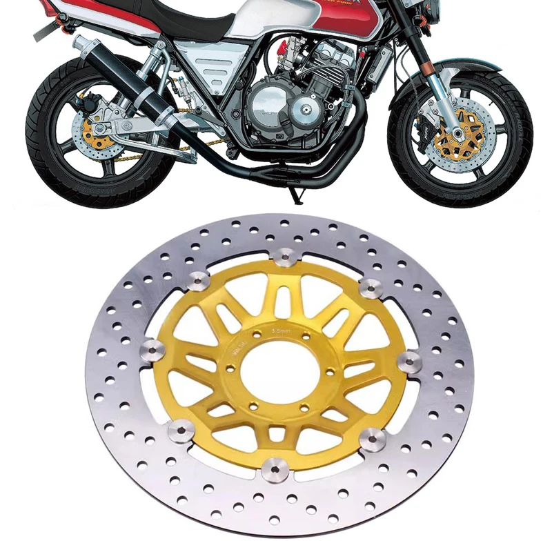 

Motorcycle Steel Front Brake Disc Plate Brake Disk Rotors For HONDA CB400 Super Four 1992-1998 1993 1994 1995 1996 1997 1998