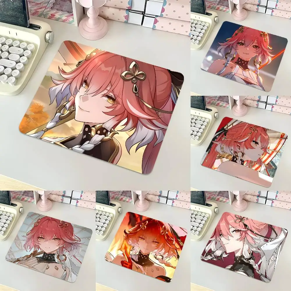 1pc Hot Game Wuthering Waves Changli Small Mousepad Keyboard Pad Laptop Cushion Non-slip Deskpad