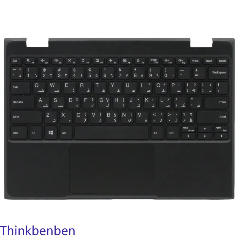

ARA Arabic Black Keyboard Upper Case Palmrest Shell Cover For Lenovo Lenovo 100e 2nd Gen Notebook 5CB0T77528