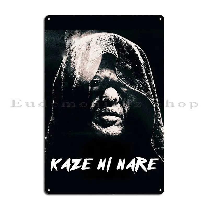 Dark Kaze Ni Nare Metal Signs Club Custom Pub Wall Decor Mural Tin Sign Poster