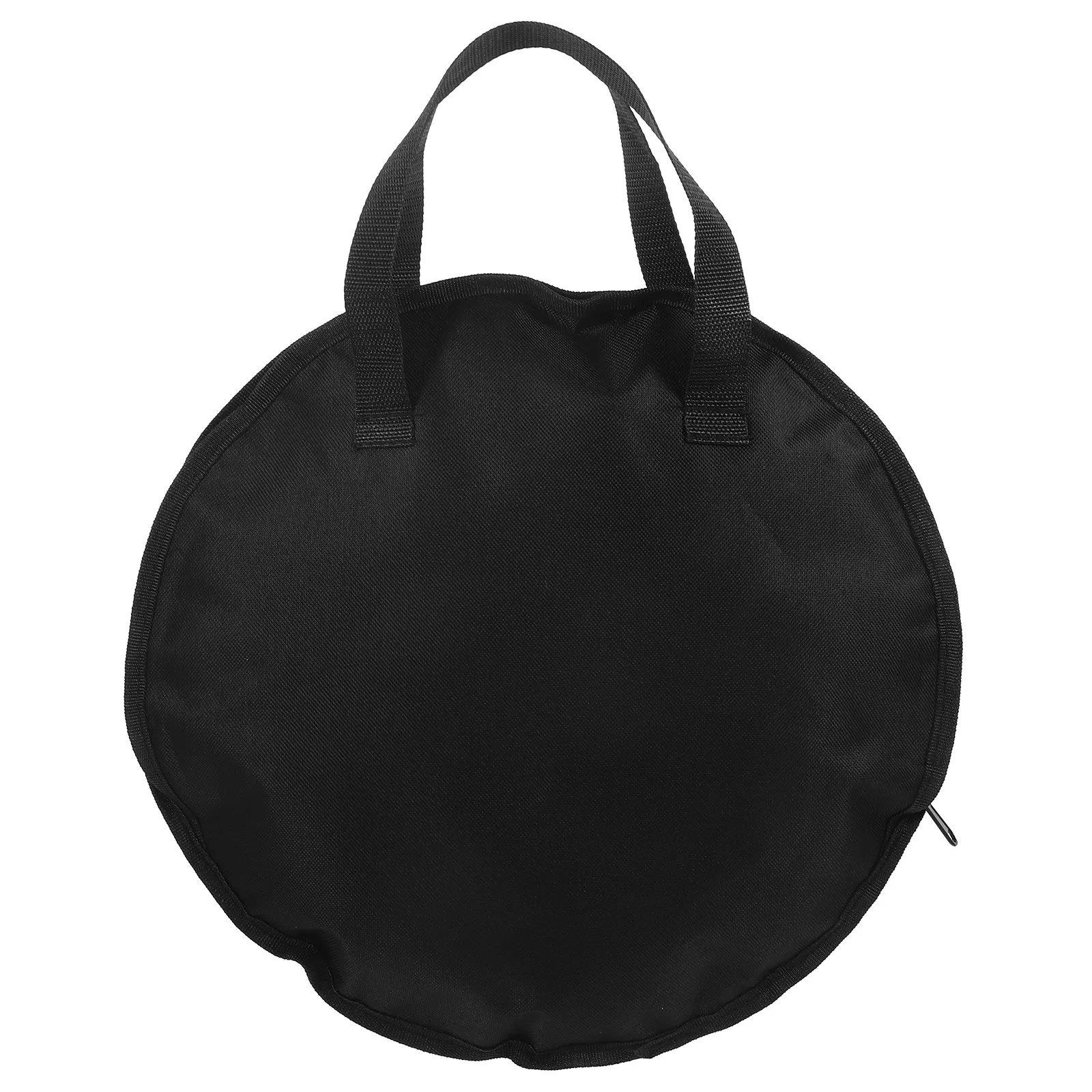 Black Portable Dumb Drum Storage Bag Waterproof Oxford Fabric Pouch Organizer Portable Accessories Carrying Case for Travel