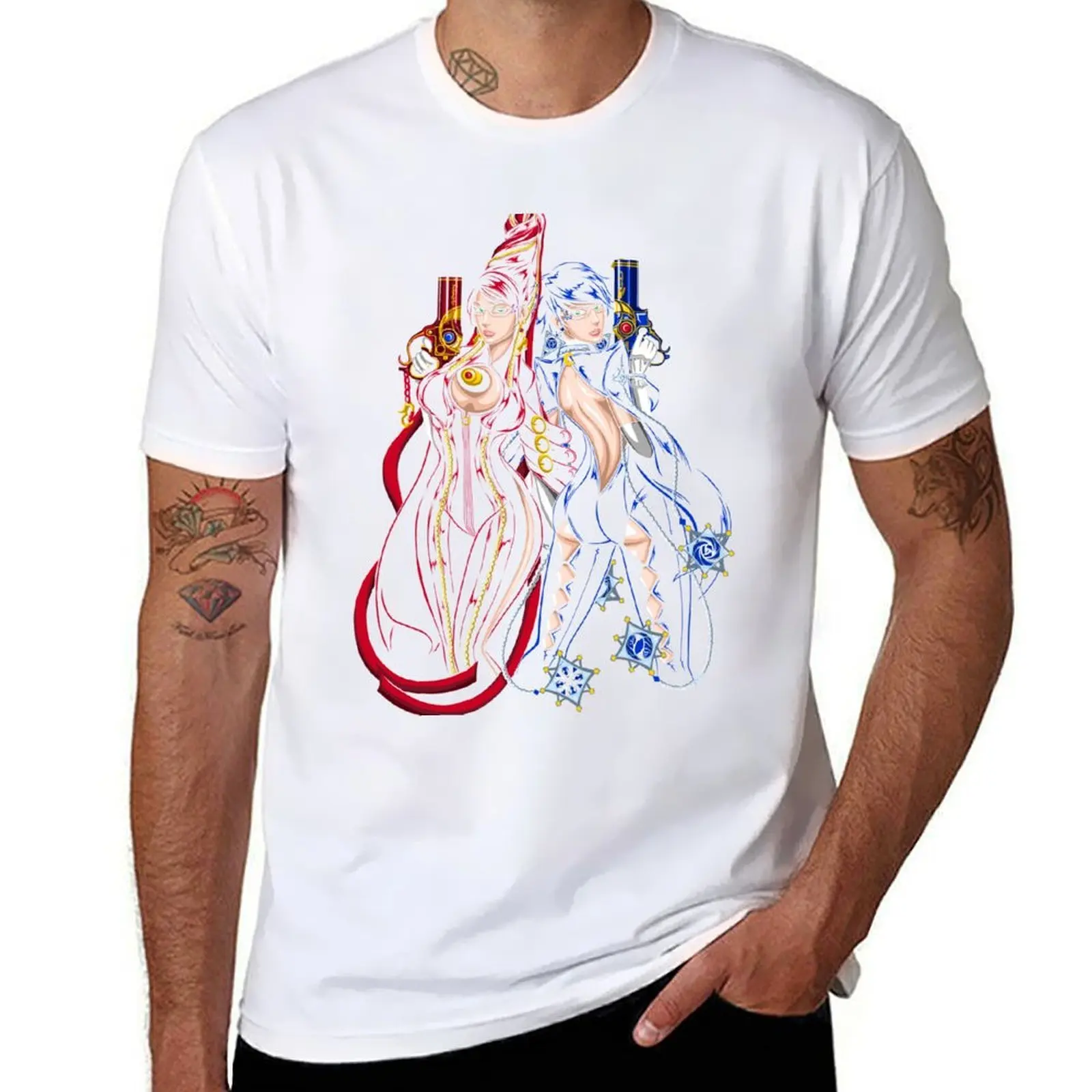 

Bayonetta - Umbra Witch - B T-Shirt t shirt man plain cotton t shirts man 100% T-Shirt