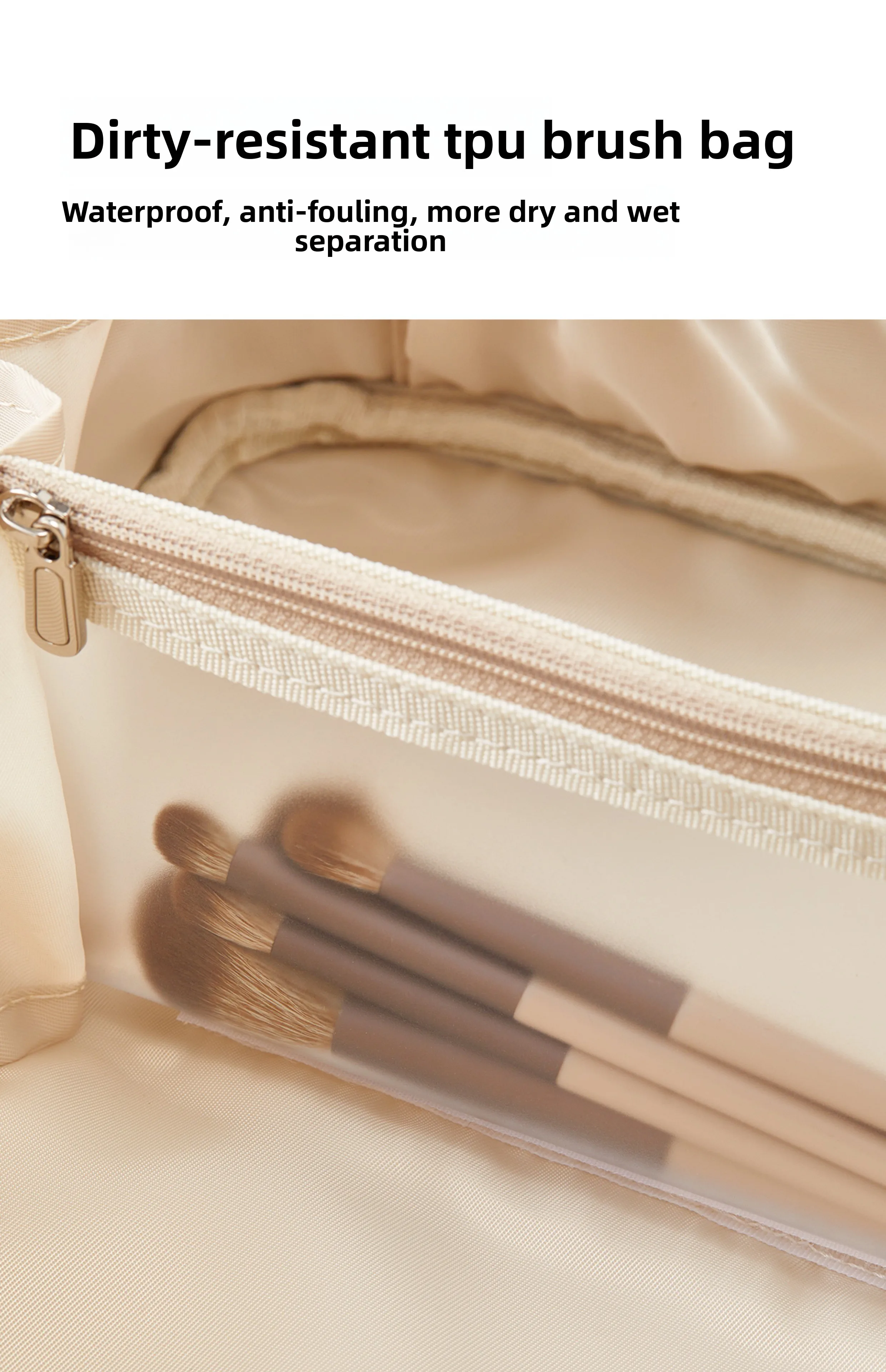 Makeup Bag for Women New High-End Light Luxury High-End Large Capacity Portable Travel Storage Bag Bag Accessories